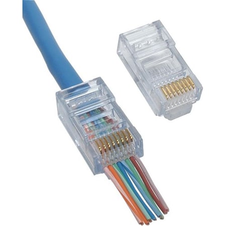 Evolve Platinum EZ-RJ45 Cat5-5e Connectors - Clear EV1727203